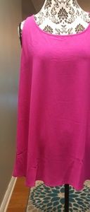 Brand New Pink Criss Cross Tank